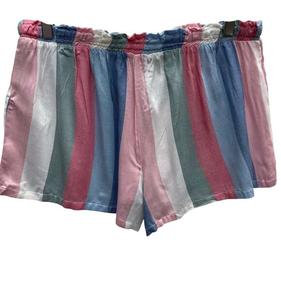 Splendid Multicolor Stripe Pajama Set Women’s Size Medium - Picture 12 of 12